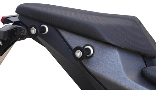 FLOCOLOCO TourLoop Pro Heck-Gepäckträger/Gepäckhalterung – Aluminium schwarz – passend für KTM Duke 125/390/790/890/990 & Super Duke R 1290/1390 – 4 Verzurrhalter inkl. Edelstahlschrauben