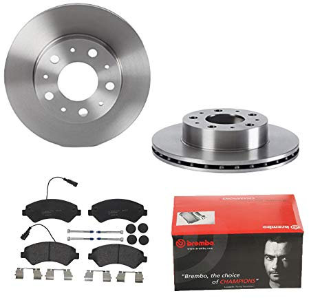 2 Bremsscheiben belüftet 300 mm + Bremsbeläge Vorne von Brembo (1420-55641) Bremsensatz Bremsanlage Bremsen-Kit,Bremsenset, Bremsscheiben, Bremsbeläge, Bremsen-Set, Beläge, Bremsbelag, Bremsbelagsatz,