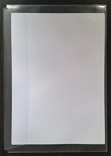 100x Aktenhülle Sichthülle Klarsichthülle Dokumentenhülle A4+ ÜBERGRÖßE mit Klappe Stärke 145my GLASKLAR (ohne Weichmacher) recycelbar !