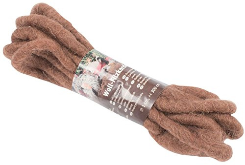 AFP-Deko Woll-Filzkordel Braun, Ø 1 cm, L: 300 cm Wollschnur Wollband Wollkordel Filzkordel/Zum Dekorieren, Schmücken, Basteln/Winterschutzfibel Gratis
