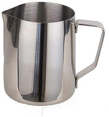 GUOYI Stainless Steel Kitchen Craft Milk Tea Coffee Garland Cup Jug Milk Frothing Pitcher(2000ml)