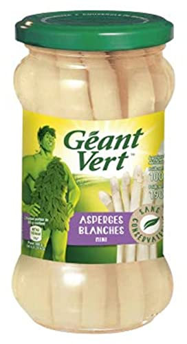 Géant Vert Asperges blanches miniatures - Le bocal de 110g net égoutté