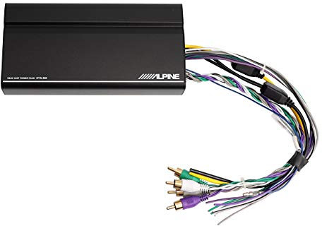 Alpine KTA-450 Amplificatore Power Pack a 4 canali con potenza di picco dinamica 45W RMS x 4, a 2 o 4 Ohm