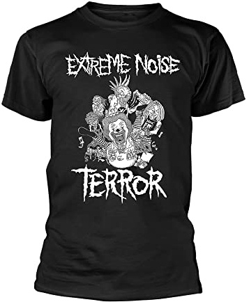 Extreme Noise Terror T Shirt in It for Life Band Logo Official Mens Black XL