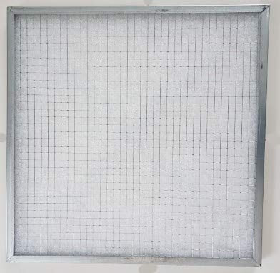 Filtre VMC double flux G4 : cadre rechargeable galva 490 x 490 x 24 mm livré avec un média G4 de 50 cm x 1 mètre permettant 2 recharges en plus