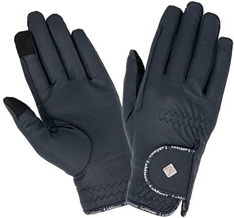LeMieux Unisex Pro Touch Classic Riding Gloves Black Handschuhe für kaltes Wetter, Schwarz, Mittel
