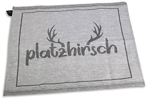 Original JOKIPIIN Sauna Sitzunterlage ''Platzhirsch'' 45x55cm