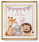 Trimits Kit per punto croce grande, ricamo a punto croce, per adulti, principianti, bambini, regali di Natale (cornice non inclusa), 11 pezzi, bambino