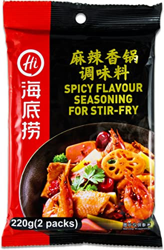 yoaxia ® - [ 220g ] asiatische Stir-Fry Sauce Spicy | 2x 110g | Scharfe Woksauce | Hot Pot Sauce