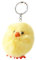Roadoor Pendentif clé mignon expression intéressante créatif dessin animé tortue pendentif en peluche pour ornement, Coton PP