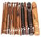 Lumberkart Handgefertigtes Rosenholz-Häkelnadel-Set, 15 Stück, Größe 3,5 mm bis 25 mm, ergonomische Häkelnadeln zum Stricken und Häkeln – Häkelzubehör – Häkelset