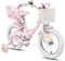 JOYSTAR bici unicorno 14 per bambine 3-5 anni, bici da bambino con seggiolino e ruote stabilizzatrici, rosa