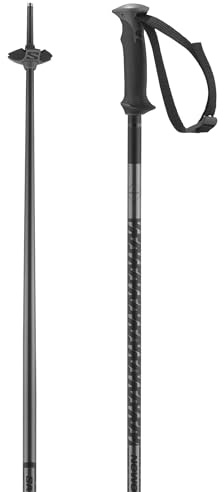 Salomon Unisex-Adult Polar Alpine Poles, Black, 125