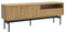 Selsey Meuble TV Debout sur Pieds Armoire De Télévision avec Tiroir Étagère Deux Portes 154 cm Noyer Naturel Olar