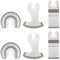 NIYATA 6 PCS Diamond Multi Tool Blades, Oscillating Multi Tool Grout Remover Blade,Diamond Grout Remover Blade,Masonry Multi Tool Blade for Grout Removal and Tile Cutting