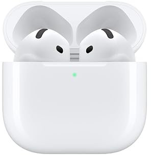 Apple AirPods 4 Wireless Earbuds, Bluetooth Headphones (Renewed)