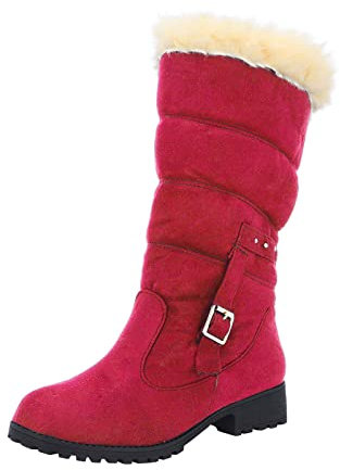 TYUIOP Boots Hausschuhe Damen lammfell Damen Gummistiefel gefüttert hausstiefel Damen warm Stiefeletten Damen flach gefütterte Gummistiefel Damen Dirndl Schuhe Damen flach Rose wasserfeste Stiefel