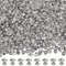 FINGERINSPIRE 200 Lot de Rivets en Strass Transparents 8mm Rivets en Cristal Platine Double Capuchon Métal Rivets à Strass Rivets Semi Tubulaires pour Cuir Bricolage Vêtements Jeans Arts Décoratifs