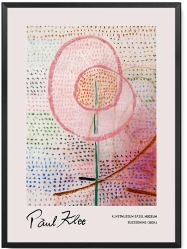 KSHAO ATHQW Paul Klee Poster Blossoming, Wandkunst, Paul Klee, Leinwandgemälde, moderne Drucke für Wohnzimmer, Heimdekoration, 60 x 80 cm x 1, ohne Rahmen