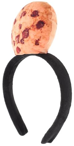 Hohopeti Plüsch Cookie Haarreif Cartoon Design Kuscheliges Party Haaraccessoire Damen Lustiges Keks Stirnband Für Geburtstag Festival Karneval
