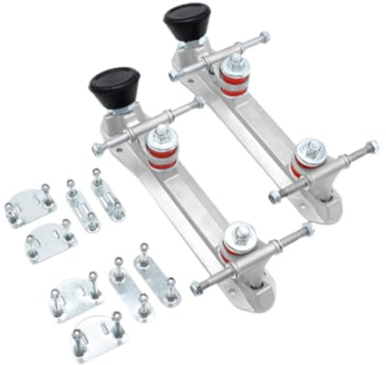 Generico Platte für Schlittschuhe – Platten für Quad-Schlittschuhe | 1 Paar Platten für Rollschuh, für Derivskates, für Teile zum Modifizieren der Schuhe | Unterlage für Skater - Kinder