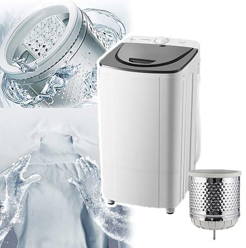 Sèche-linge portable avec tambour en acier inoxydable, cycle de 5 minutes économe en énergie, idéal pour les espaces de vie compacts et une utilisation en extérieur