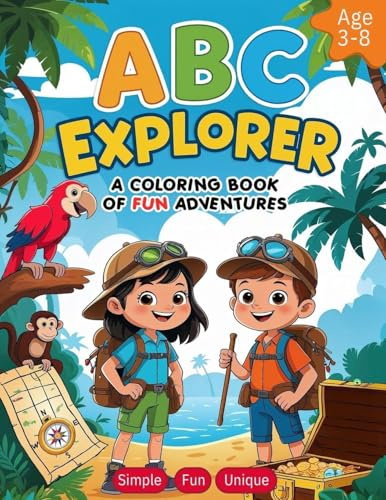 ABC Explorer: A Coloring Book of Fun Adventures