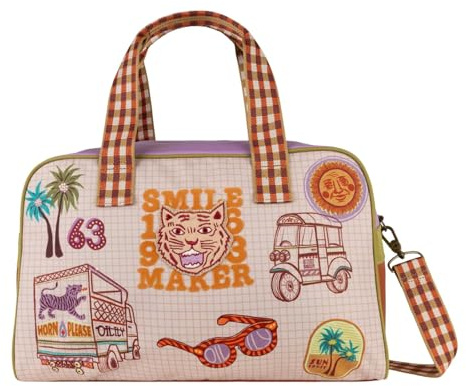 Oilily Schultertasche Aloha Shopper Shifting Sand mehrfarbig