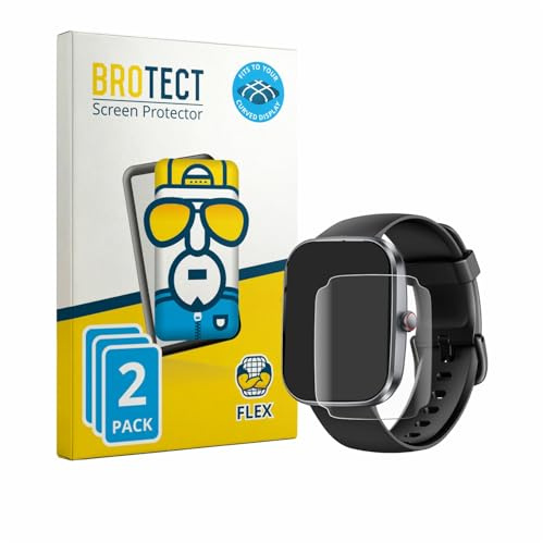 BROTECT 2 Stück Full-Cover Schutzfolie für Soudorv T70 1.91 Full-Screen Displayschutz-Folie [3D Curved, Anti-Fingerprint, Kristall-Klar]