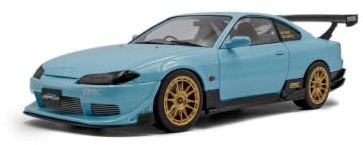 Solido Nissan Silvia S15 Modellauto 1:18 JDM Sportcoupé Blau