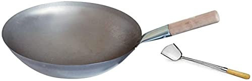 Samuel Groves 16 Chinese Wok Iron Dia 403 mm with Chinese Turner
