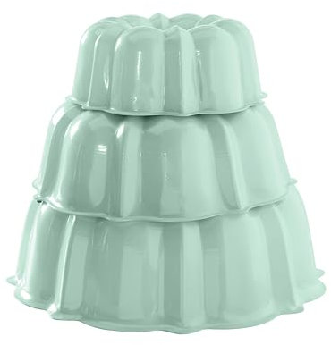 Nordic Ware Gestuftes Gugelhupf-Set, 3, 6, 12 Tassen, Meeresglas