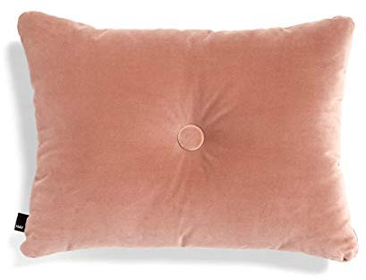Hay Dot Kissen aus Schurwolle und Nylon in der Farbe Rosa, Maße: 45cm x 60cm, 507294