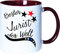 Mister Merchandise Becher Tasse Bester Jurist der Welt. Kaffee Kaffeetasse liebevoll Bedruckt Beruf Job Arbeit Weiß-Bordeaux