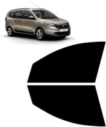 Passgenaue Tönungsfolie für-Dacia Lodgy 5-Türen 2012-... - Vordere Seitenscheiben (05% Tiefschwarz)