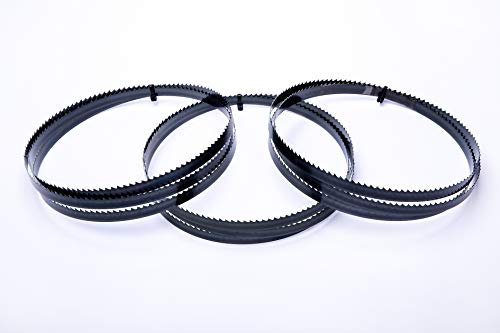 Encut - Set di 3 lame per sega a nastro ad alte prestazioni, 2240 x 16 x 0,65 mm, 4 ZpZ, acciaio per utensili per legno, ecc. per Elektra Beckum Metabo Güde