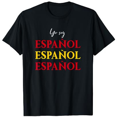 Yo soy español Bandera de España Colores Españoles Camiseta