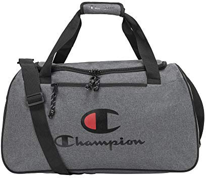 Champion Uni-Erwachsene Progress Seesack Trainingstasche, Granit Heather/Scarlet