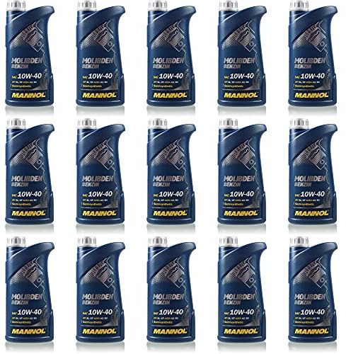 QR-Parts Set 85484030 MN7505-1 15L Original MANNOL Molibden Benzin 10W-40 API SL/CF Öl Motoröl