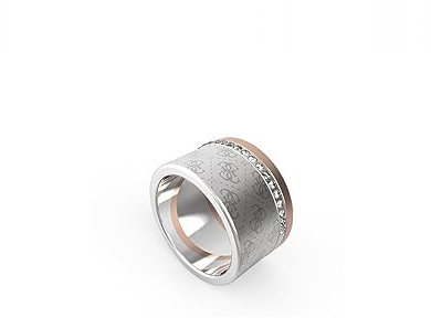 GUESS Ring Jewelly Round Harmony (Größen 52-58) Gold/Silber, Einheitsgröße, Metall, Kein Edelstein