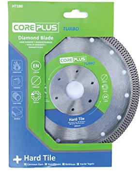 CorePlus Hard Tile Turbo Diamond Blade 180mm x B25.4mm (7in)