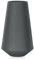 AmeliaHome Vase aus Keramik Dekovase Tischvase Dekoration Burmilla Schwarz