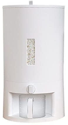 Dispensador de arroz, 20 L, recipiente de arroz, 10 kg, caja de almacenamiento, arroz, taza, caja de cocina de arroz, caja de cereales, cocina