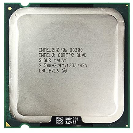 Hegem Processeur Intel Core 2 Quad Q8300 2,5 GHz Quad-Core Quad-Thread 4M 95W LGA 775 sans Ventilateur
