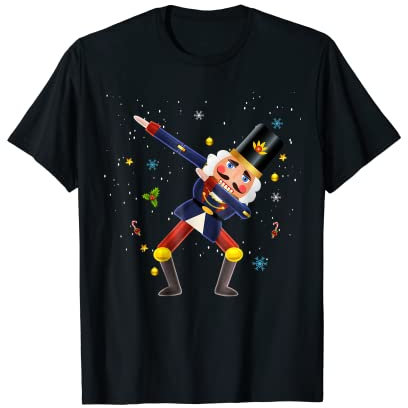 Dabbing Nutcracker Christmas Costume Nutcracker GIft Kids T-Shirt