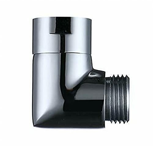 PETSTIBLE Shower Head Elbow Adapter, 90 Degree, 1/2 NPT, Brass, Fits Most Standard Shower Systems, 45.00Mm*37.00Mm*23.00Mm