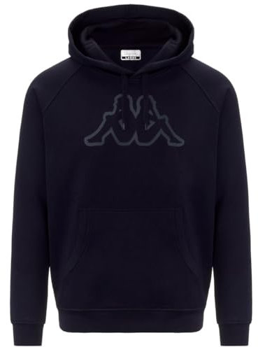 Kappa Zaiver Swt Felpa, Blu, 3XL Uomo
