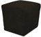 DOMO. collection Polsterhocker Bob, Sitzhocker, Sitzwürfel, Fußhocker, 46 x 46 x 43 cm (BxTxH), Webstoff in anthrazit
