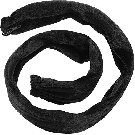 PATIKIL 23.6 Lampadario Catena Copertura, Catena Protezione Manica Lavabile con Cerniera per Lampadario Illuminazione Fili, Nero