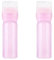 Wurzelkamm-Applikator-Flasche, Haaröl-Flaschen-Applikator, Haar-Applikator-Flasche, Haaröl-Applikator mit abgestufter Skala für Haarfärbemittel, (Rosa*2)